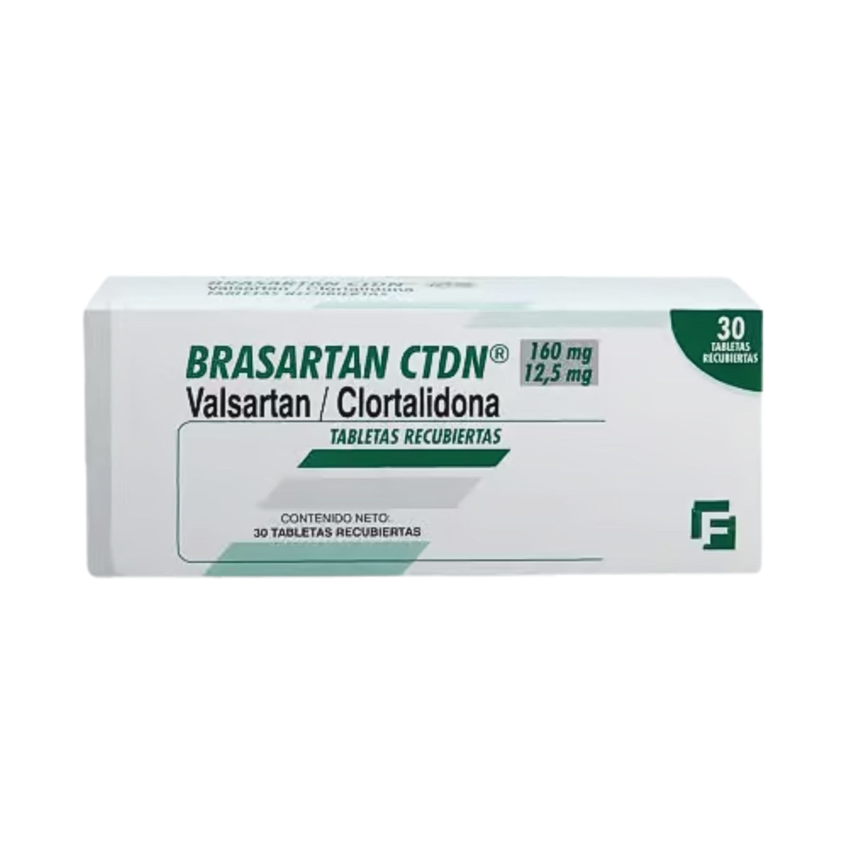 Brasartan Ctdn 160/12.5MG 30 Tabs Recs
