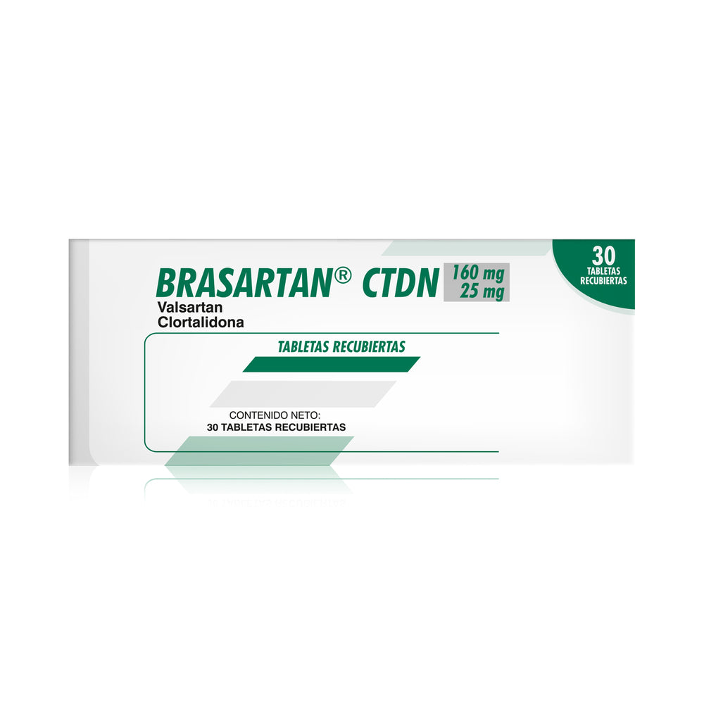 Brasartan Ctdn 160/25MG 30 Tbs
