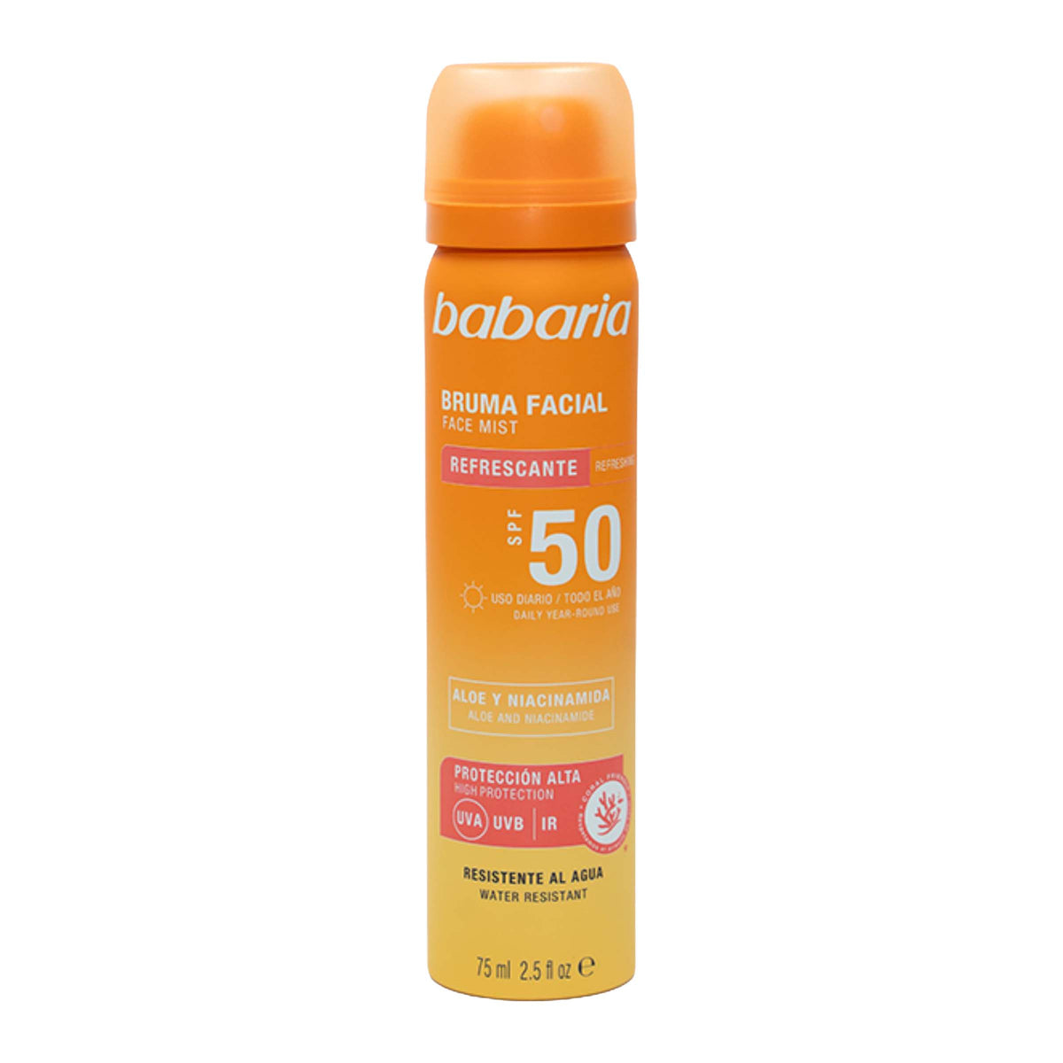 Bruma Babaria Refresc.facial Spf50 75ML