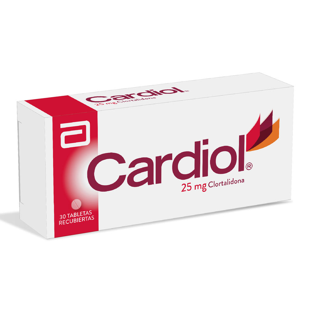 Cardiol 25 MG 30 Tabletas Ag