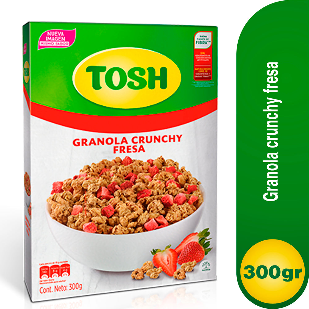Cereal Granola Tosh Fresas 300 Gr