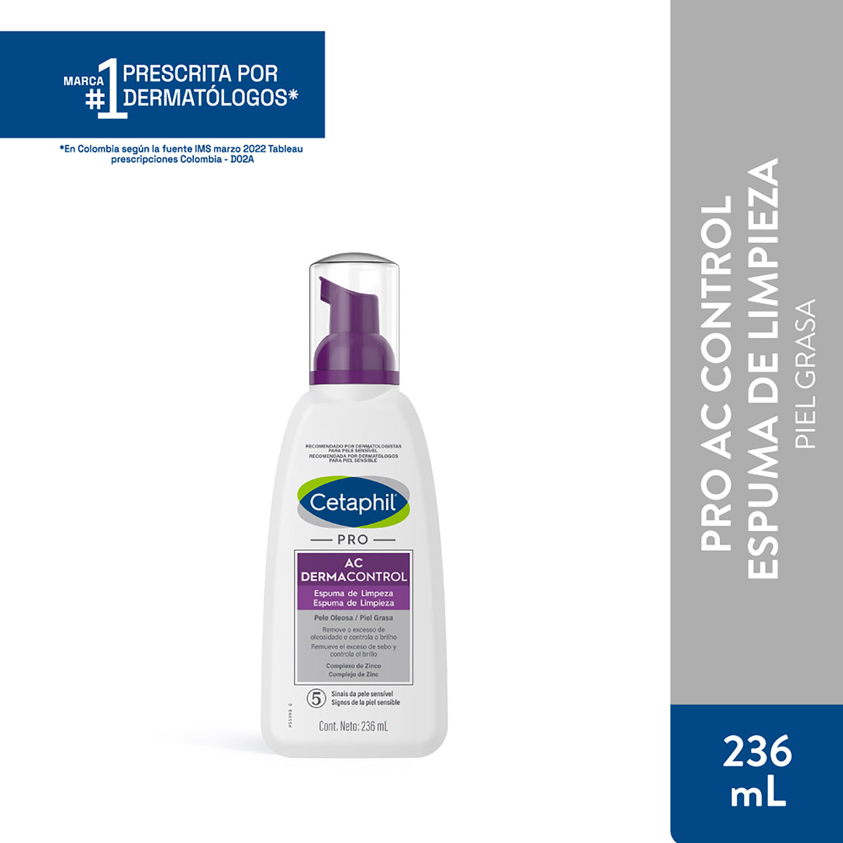 Cetaphil Der.control Limpiad 236 ML