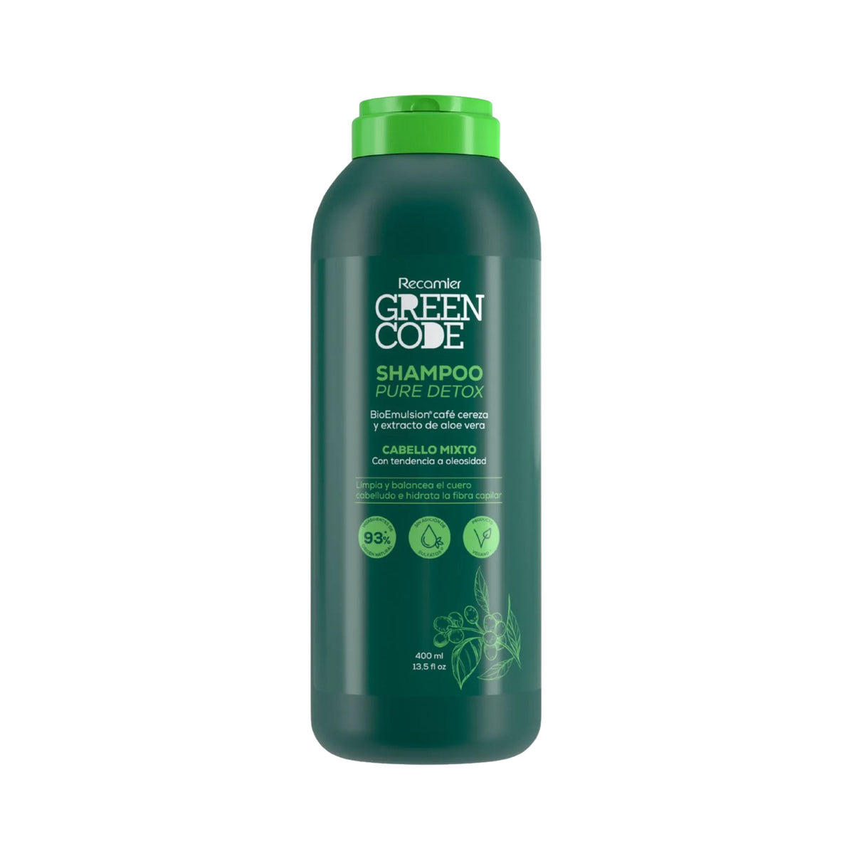 Cha Cabellos Mixtos Green Code 400 ML