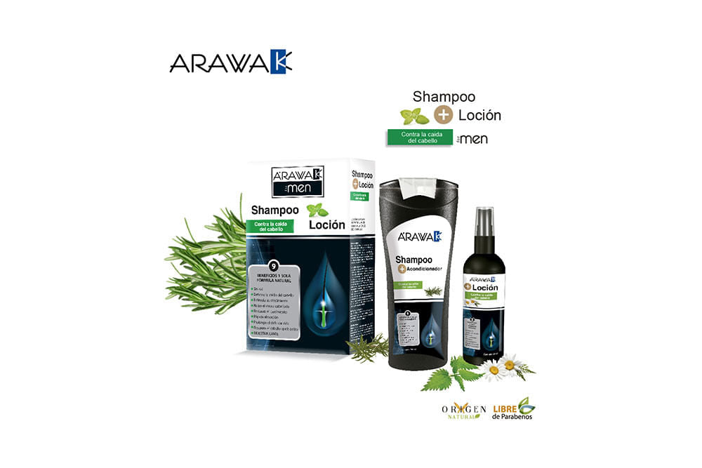 Champú Arawak For Men 200 ML + Tratamiento