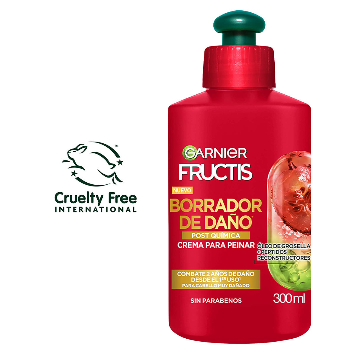 Cre. Fructis Borrad Dano Post Quim 300ML