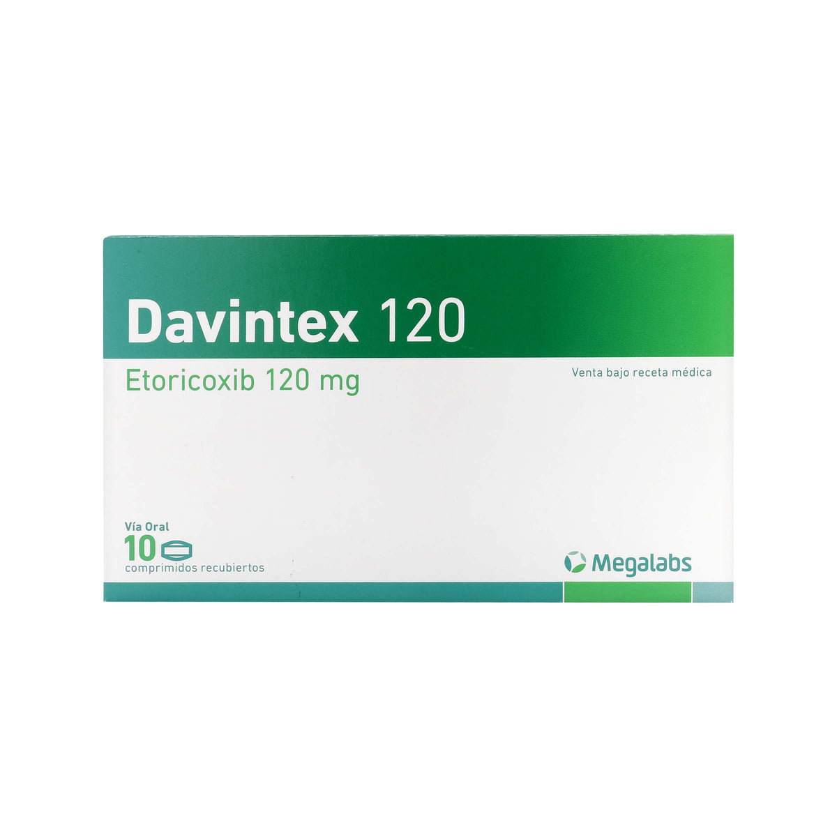 Davintex 120 MG 10 Comprimidos Recubie