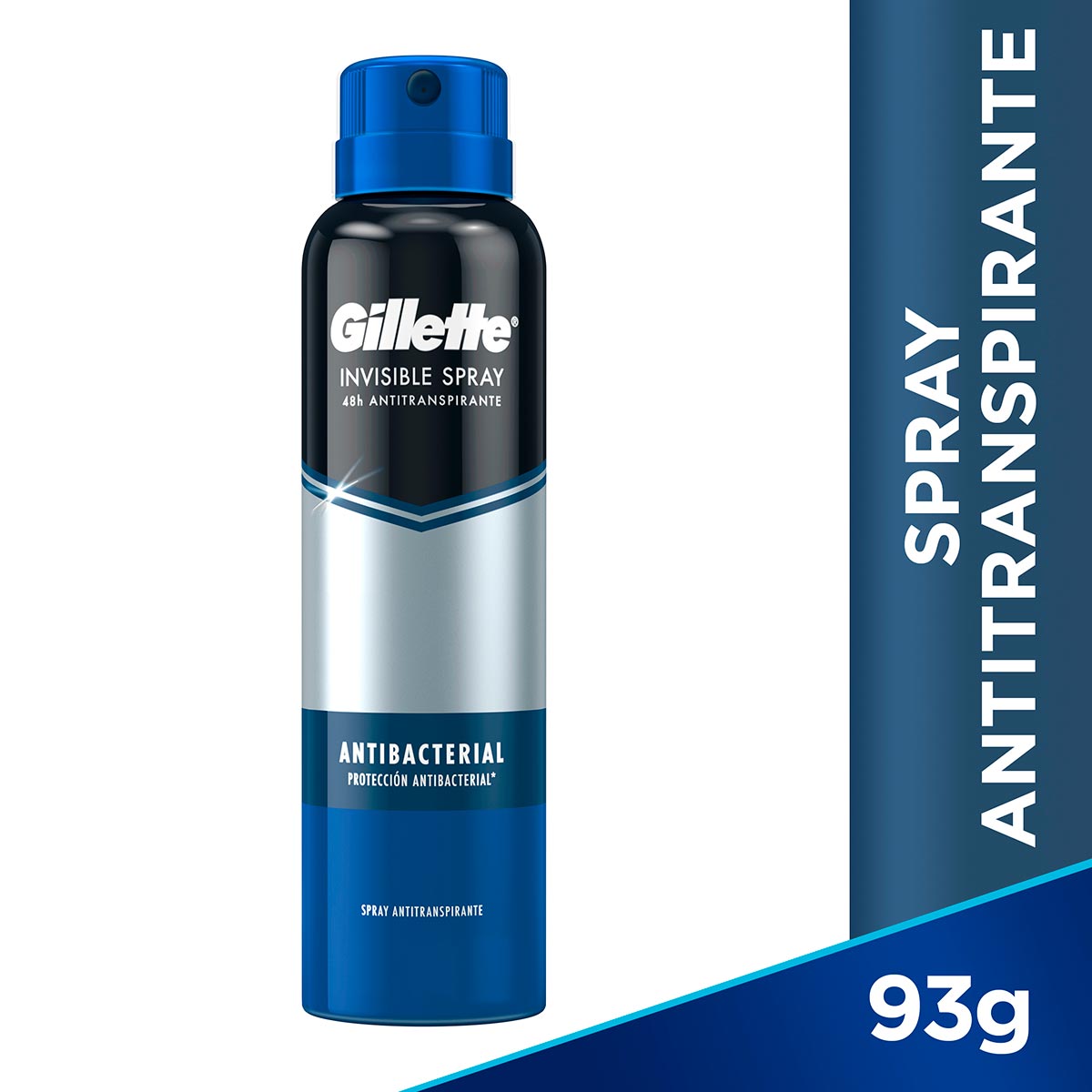 Desodorante Gillette Protección Antibacterial Spray 93 Gramos
