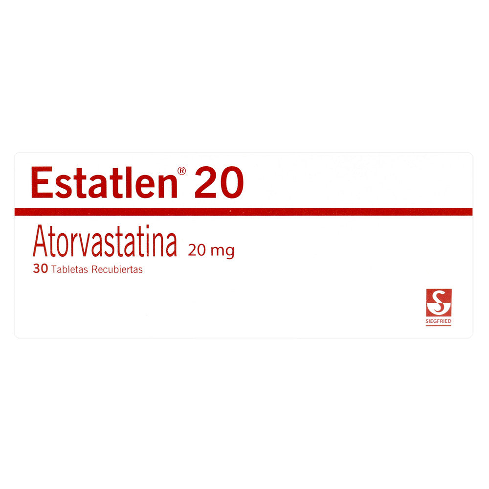 Estatlen 20 MG (Atorvastatina) 30Tbs Rec