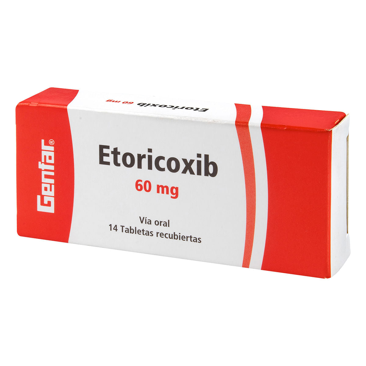 Etoricoxib 60 Miligramos 14 Tabletas Gf
