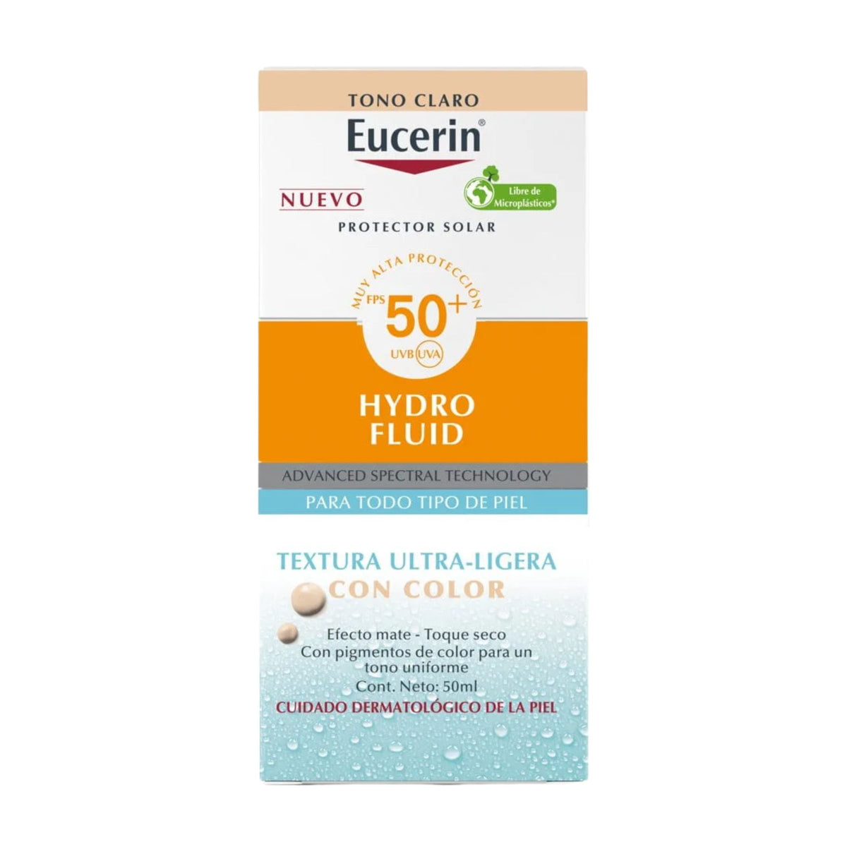 Eucerin Hydro Fluid Fps 50 Ton Clar 50ML