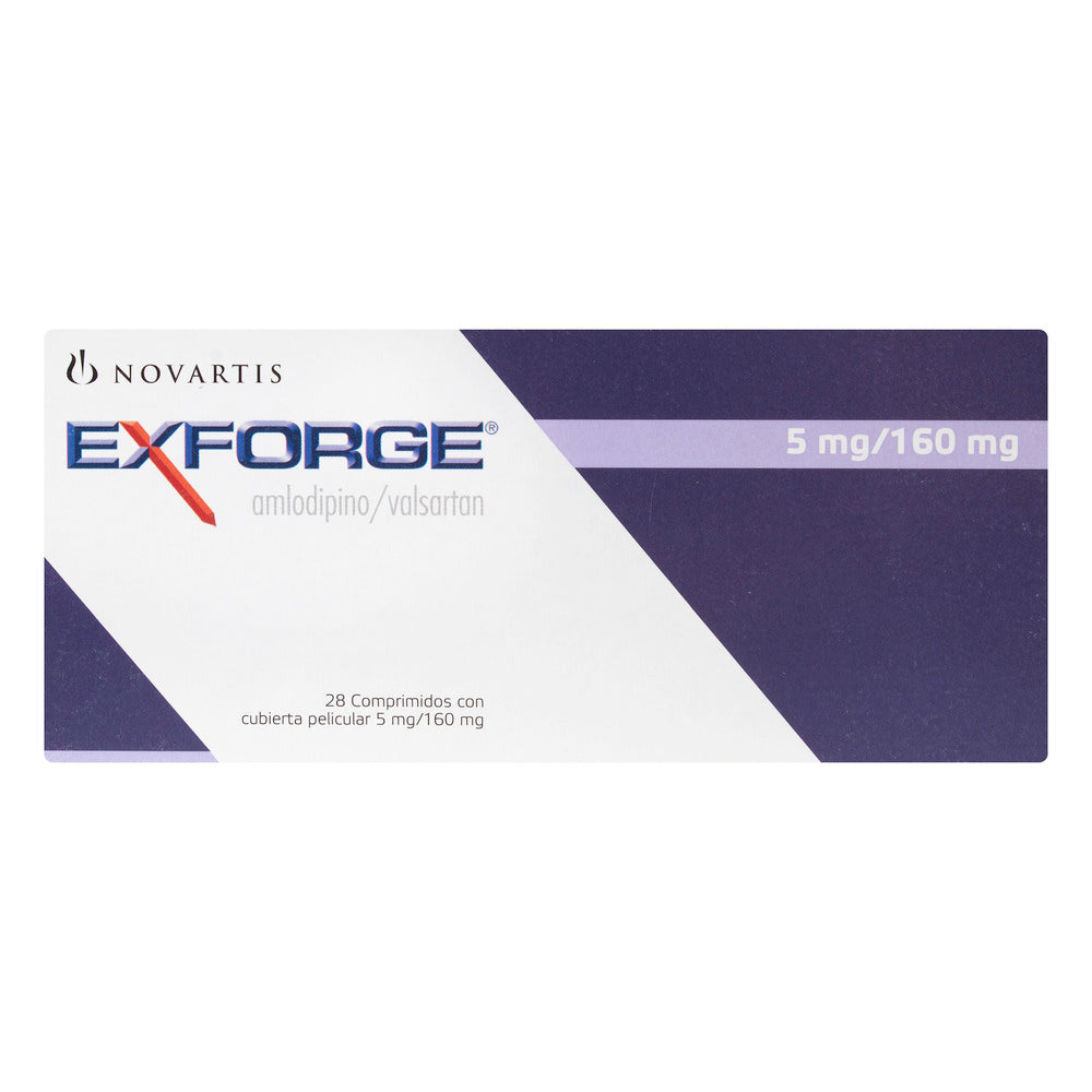 Exforge 5/160 MG 28 Tbs