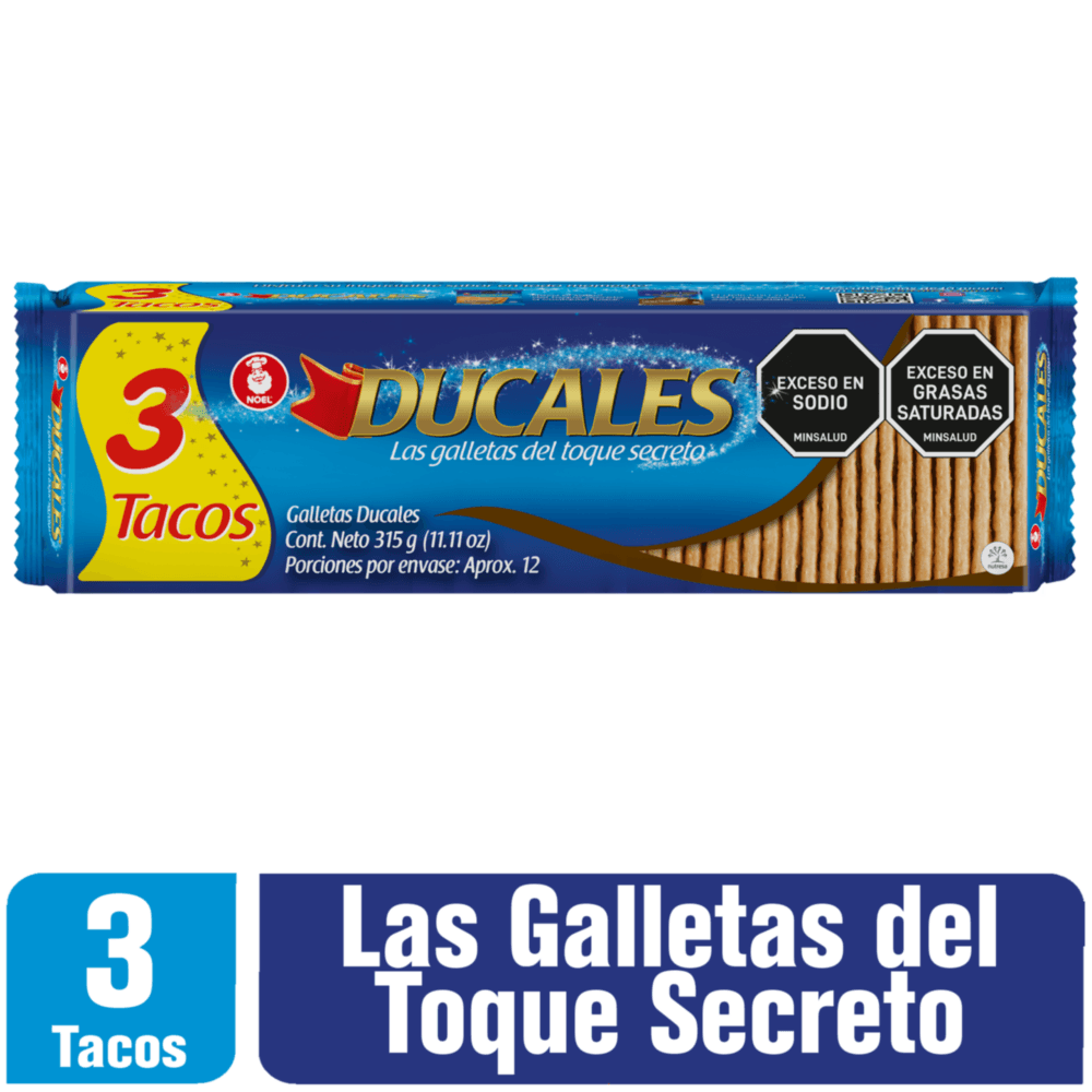 Galletas Ducales Pack 3 Tacos 315 Gr