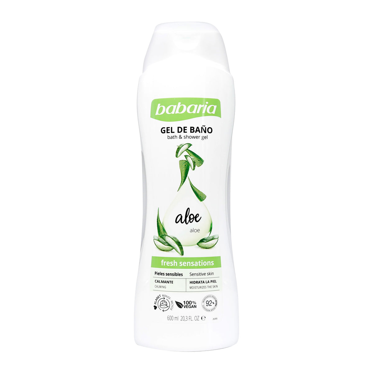 Gel De Bano Babaria Aloe 600 ML