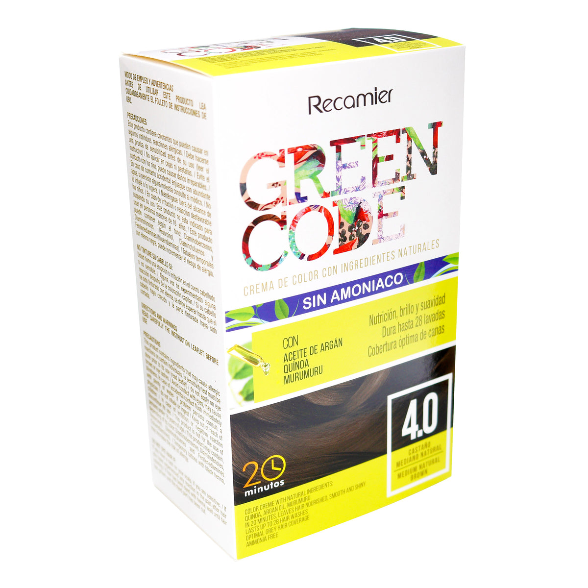 Green Code Kit 4.0 Cast. Med. Natur Tub