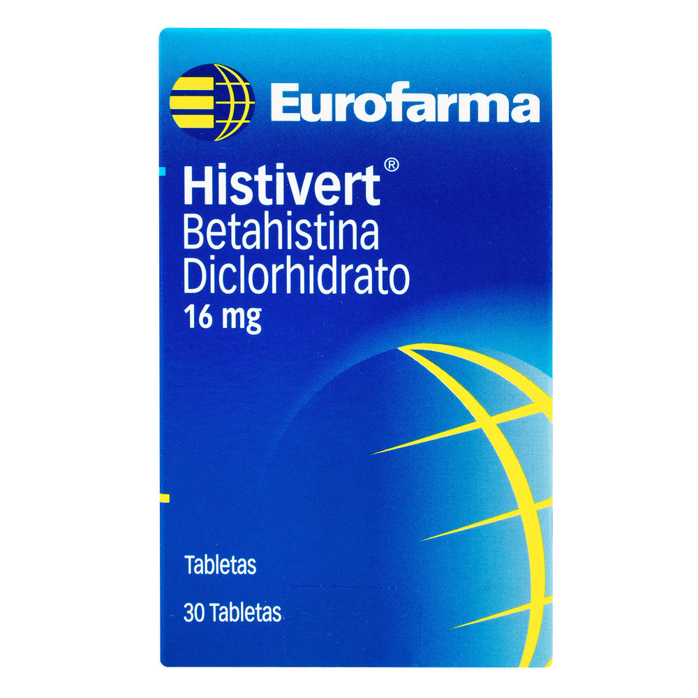 Histivert 16 MG 30 Tabletas