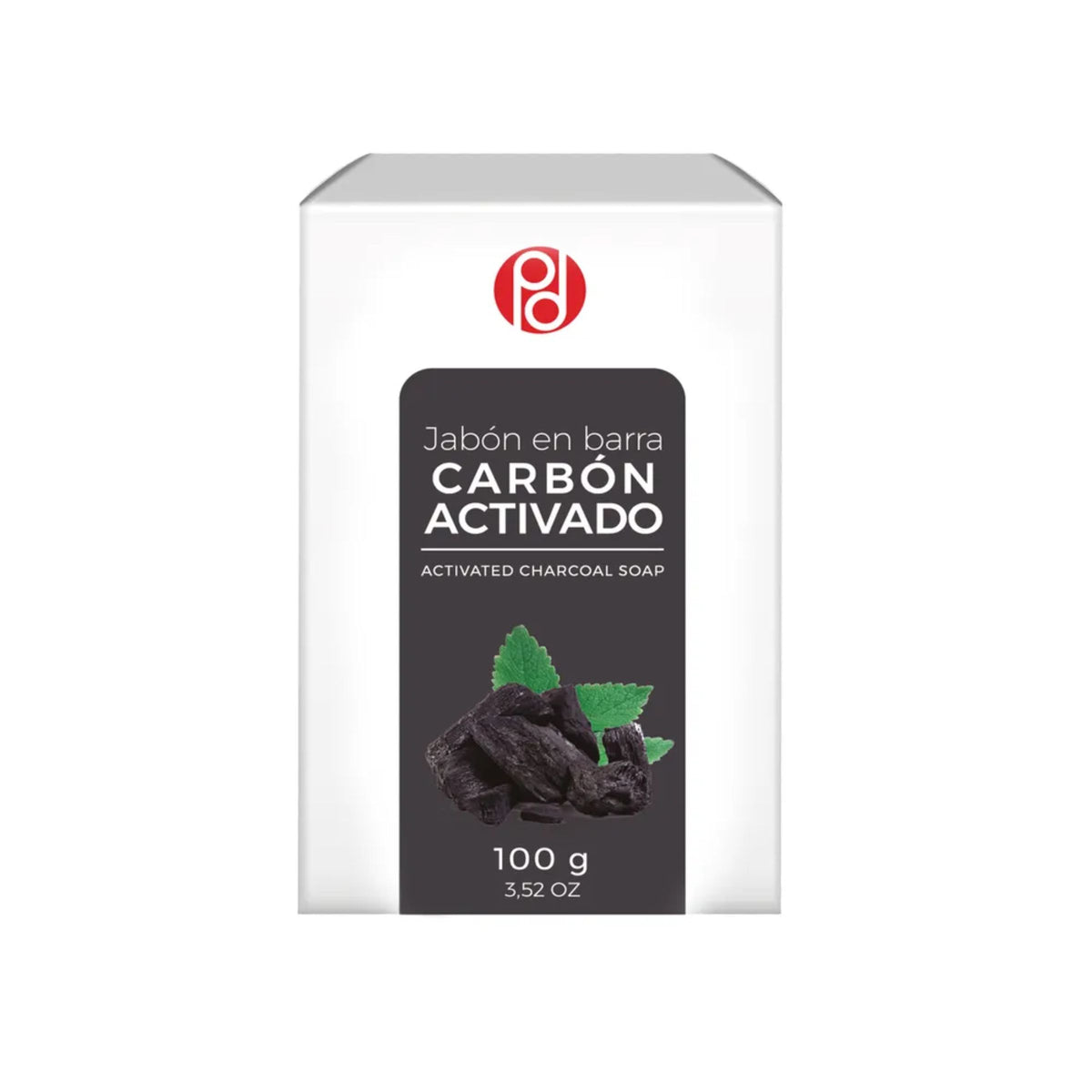 Jabon Carbon Activado Barra 100 Gr