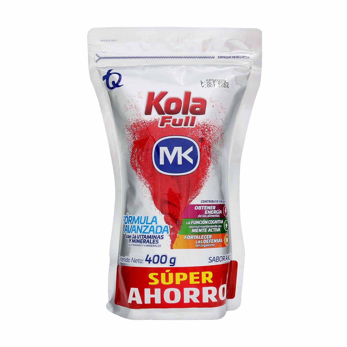 Kola Full Mk Doypack 400 Gr Super Ahorro