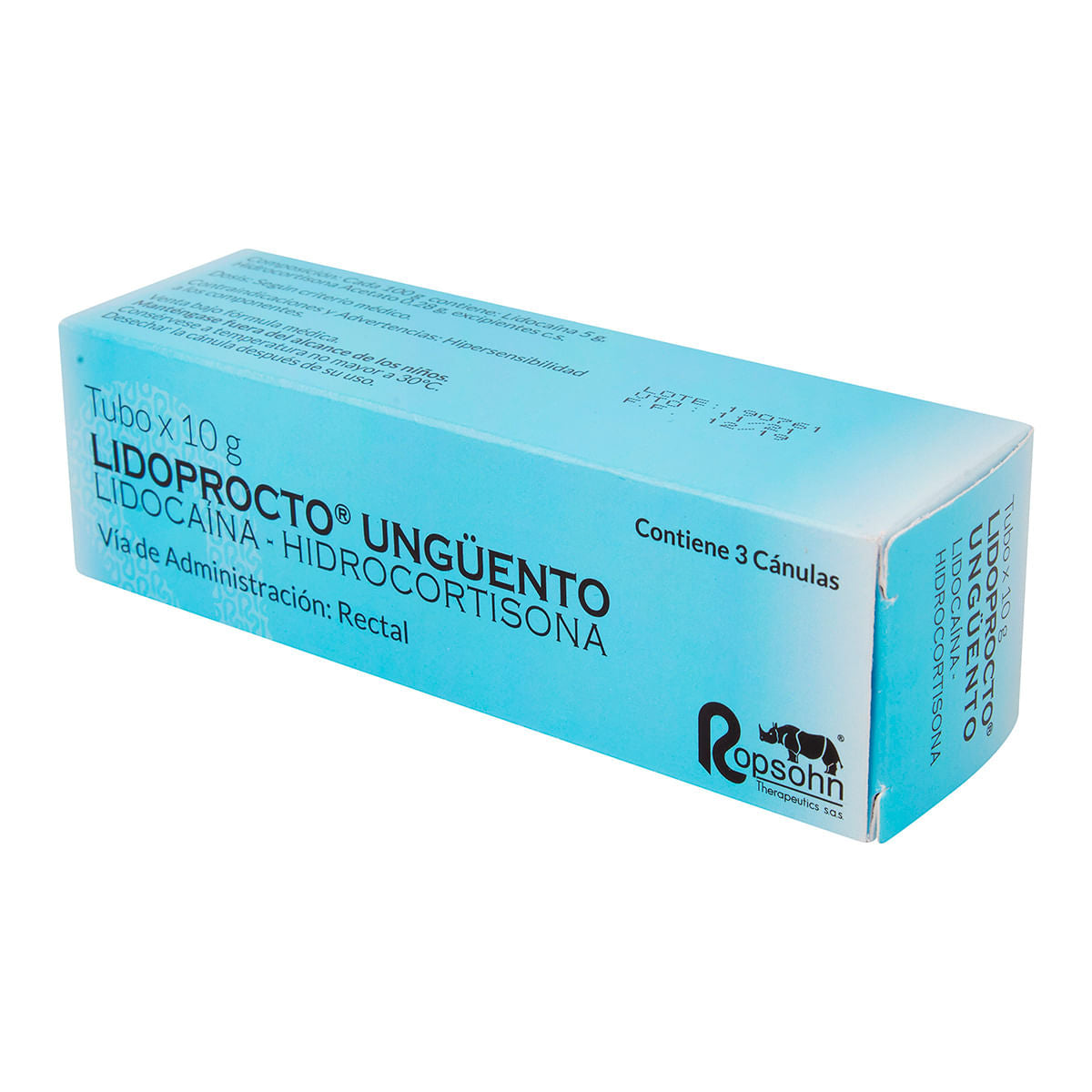 Lidoprocto UNGüento 10 Gramos