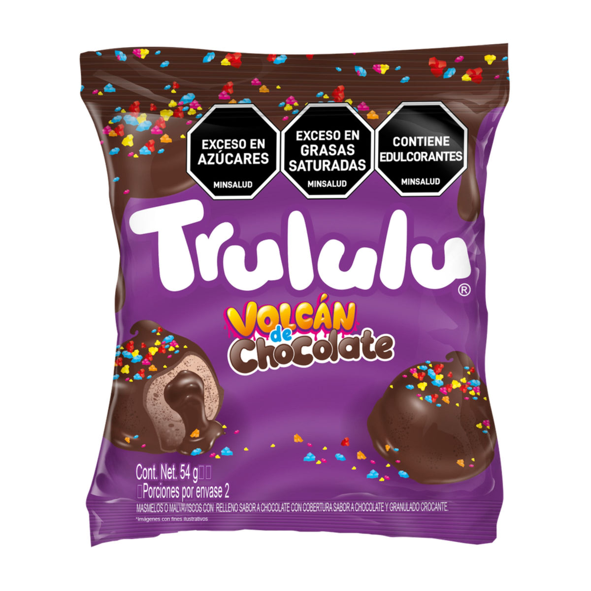 Masmelos Trululu Volcan De Chocol 54Gr