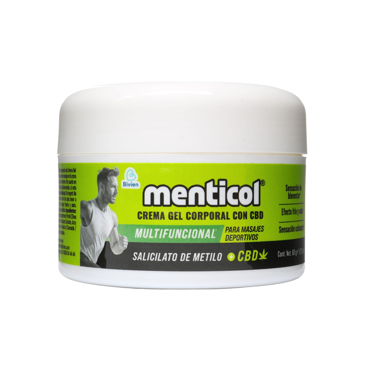 Menticol Crema Gel Corporal Cbd 60Gr