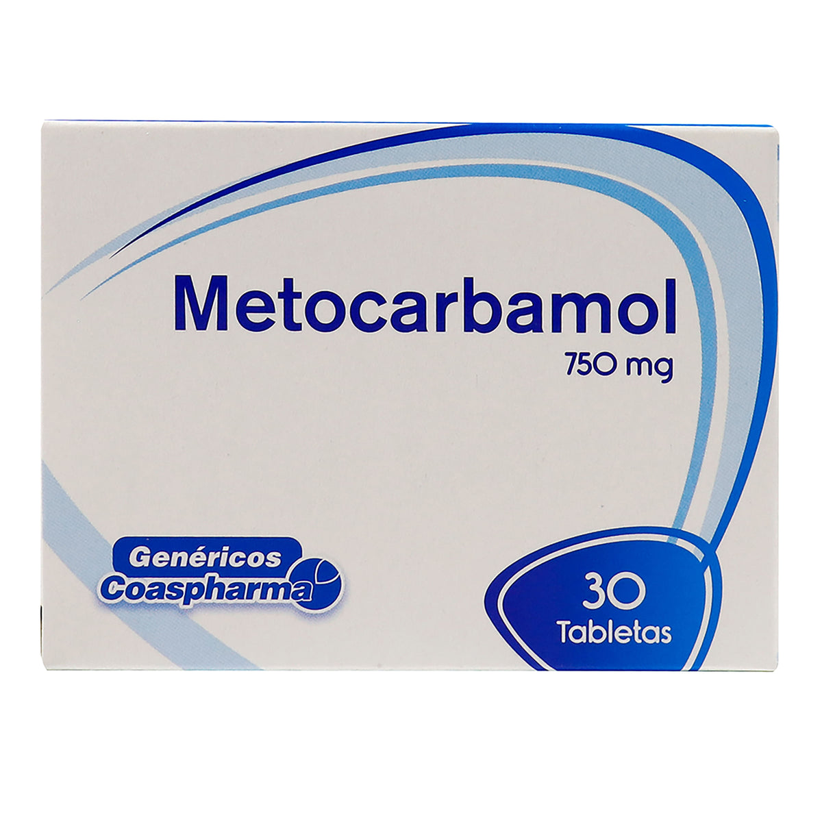 Metocarbamol 750 MG 30 Tabletas