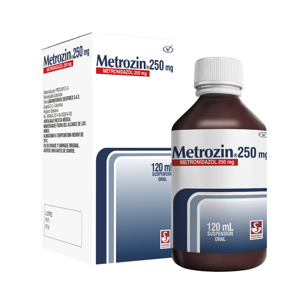 Metrozin 250 MG Jarabe 120 ML
