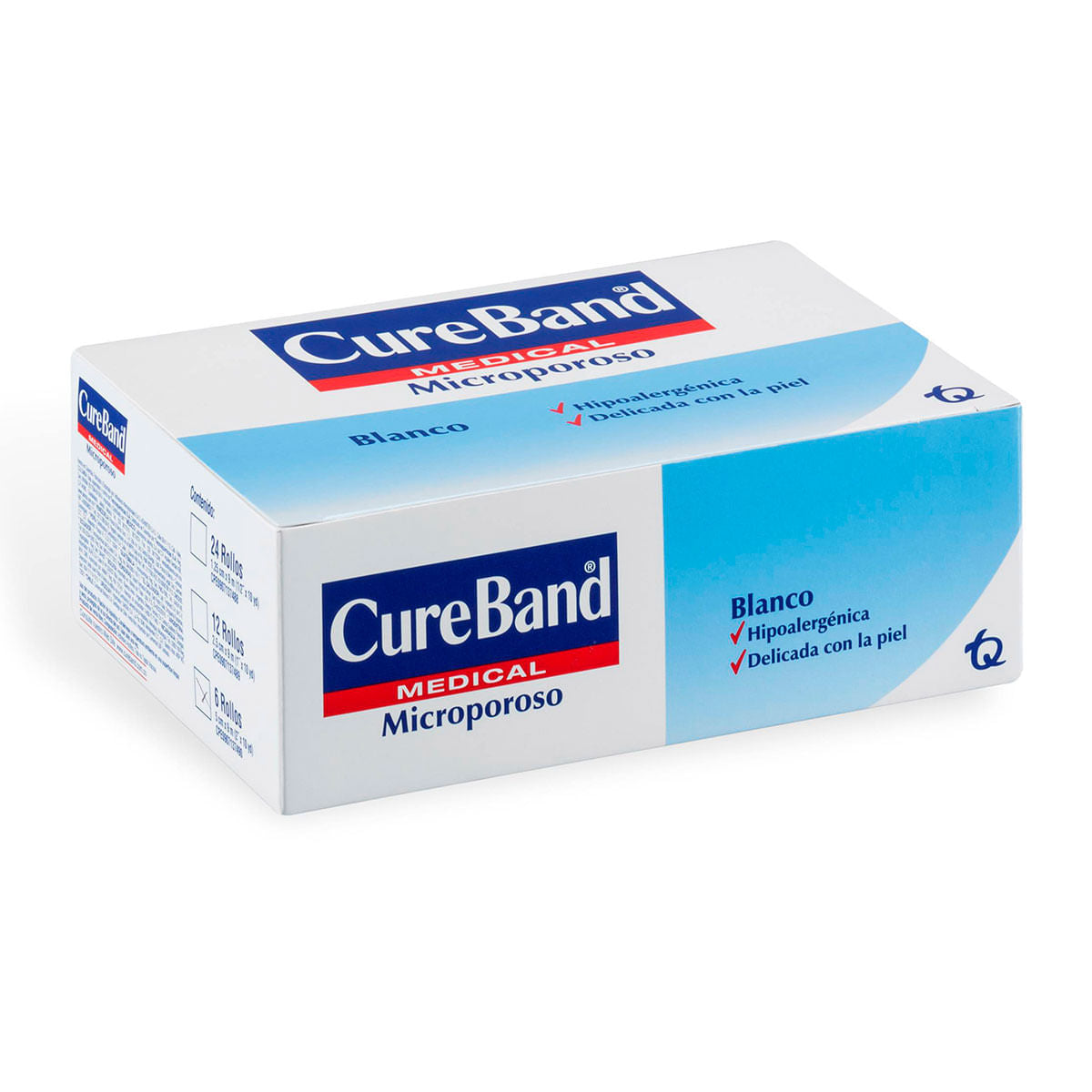 Micropore Blanco Cureband Bol 2X10Y 6Und