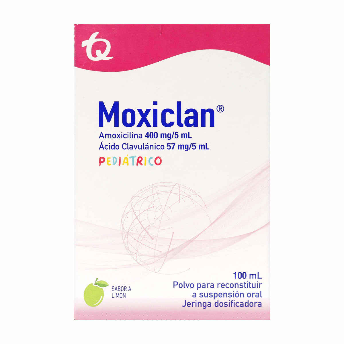 Moxiclan Pediat.400 MG/5ML Fco 100ML Mk