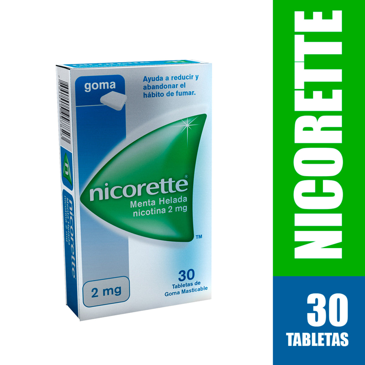 Nicorette Menta Helada 2MG 30 Gomas
