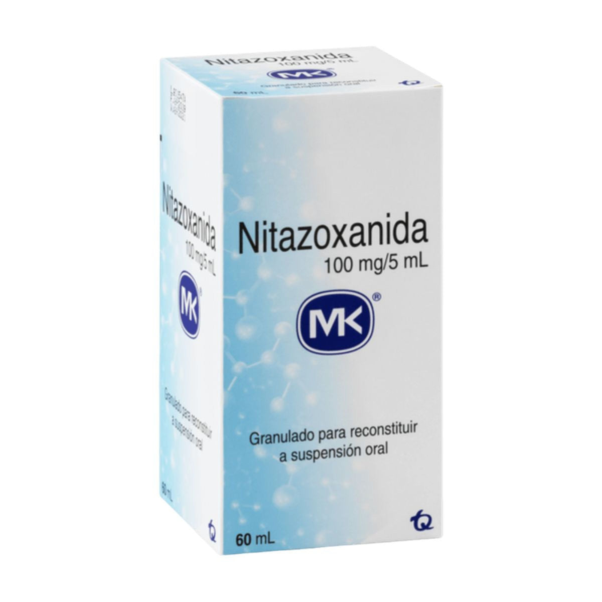 Nitazoxanida 100 MG/5ML 60ML Mk