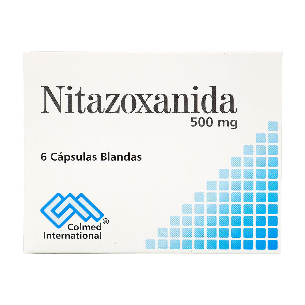 Nitazoxanida 500 Miligramos 6 Cápsulas Blandas Pc