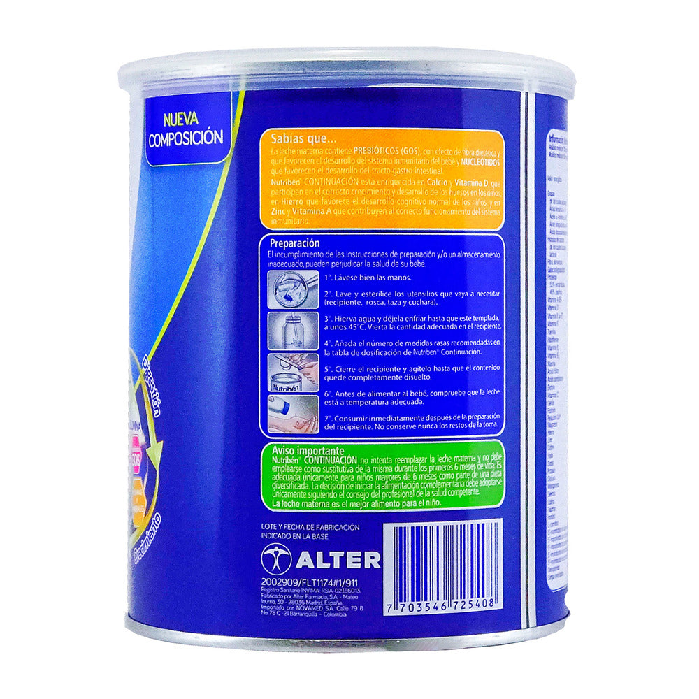 Nutriben Continuacion 400 Gr