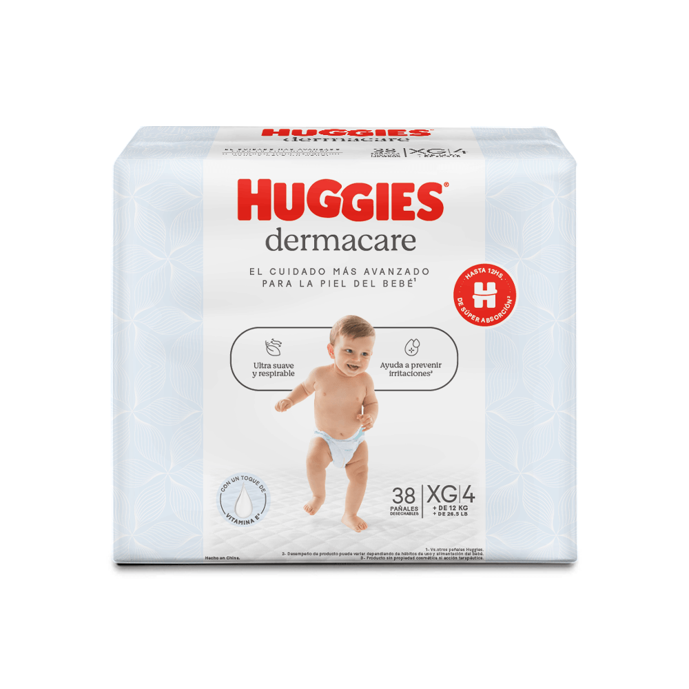 Pan.huggies Dermacare Et.4 Xg 38 Und