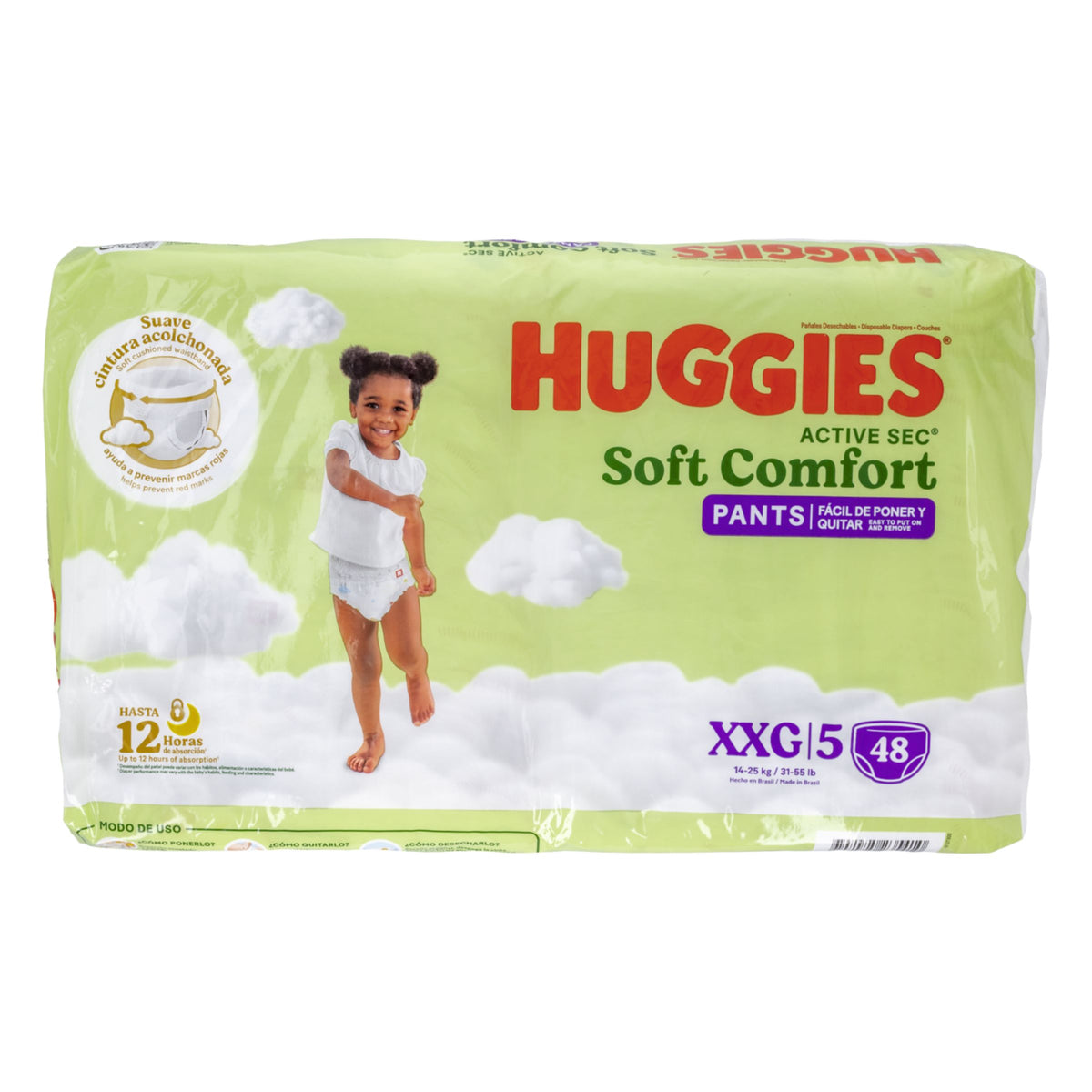 Pan.huggies Pants Act Sec Et.5 Xxg 48Und