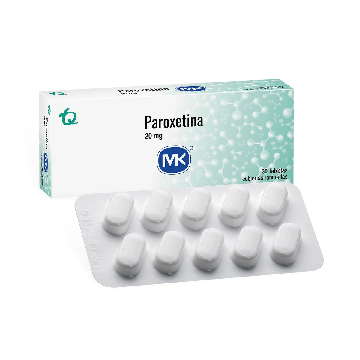 Paroxetina 20 MG 30 Tbs Mk