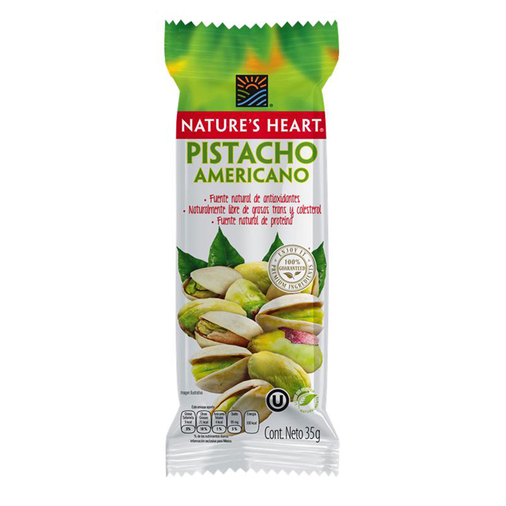 Pistacho Americano Natures Heart 35 Gr