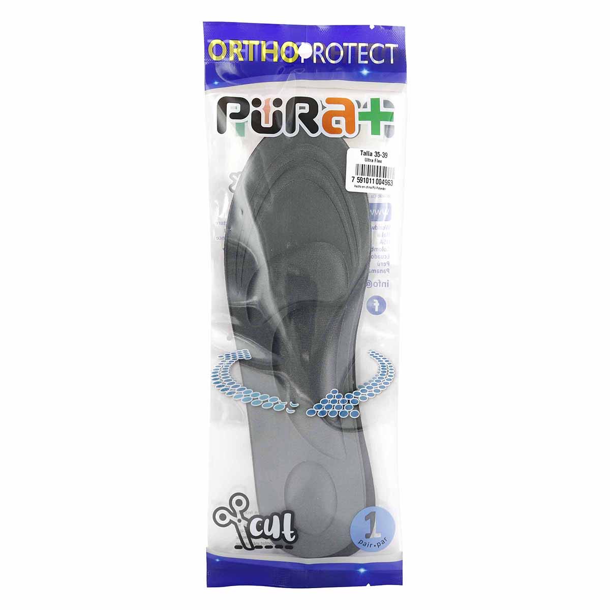Plantilla Ultra Flex Pura+ Bolsa X 1 Par