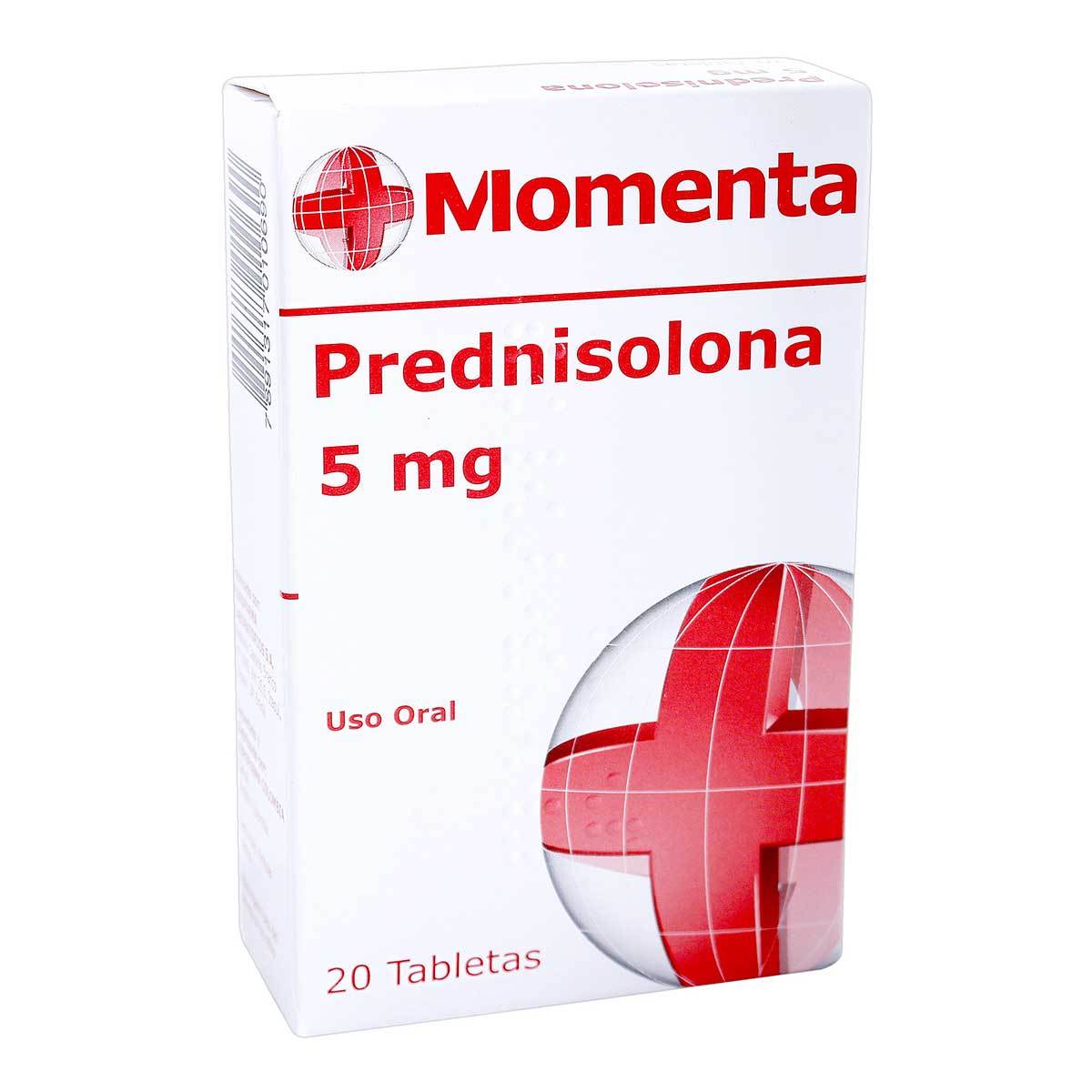 Prednisolona 5 MG 20 Tabletas