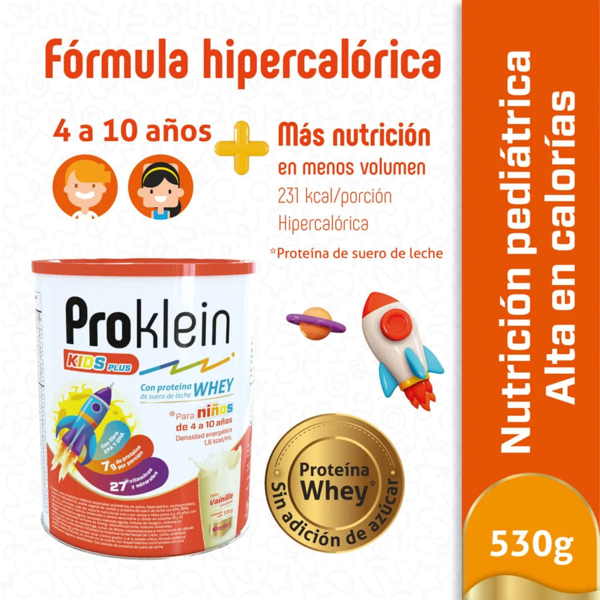 Proklein Kids Plus Vainilla 530 Grs