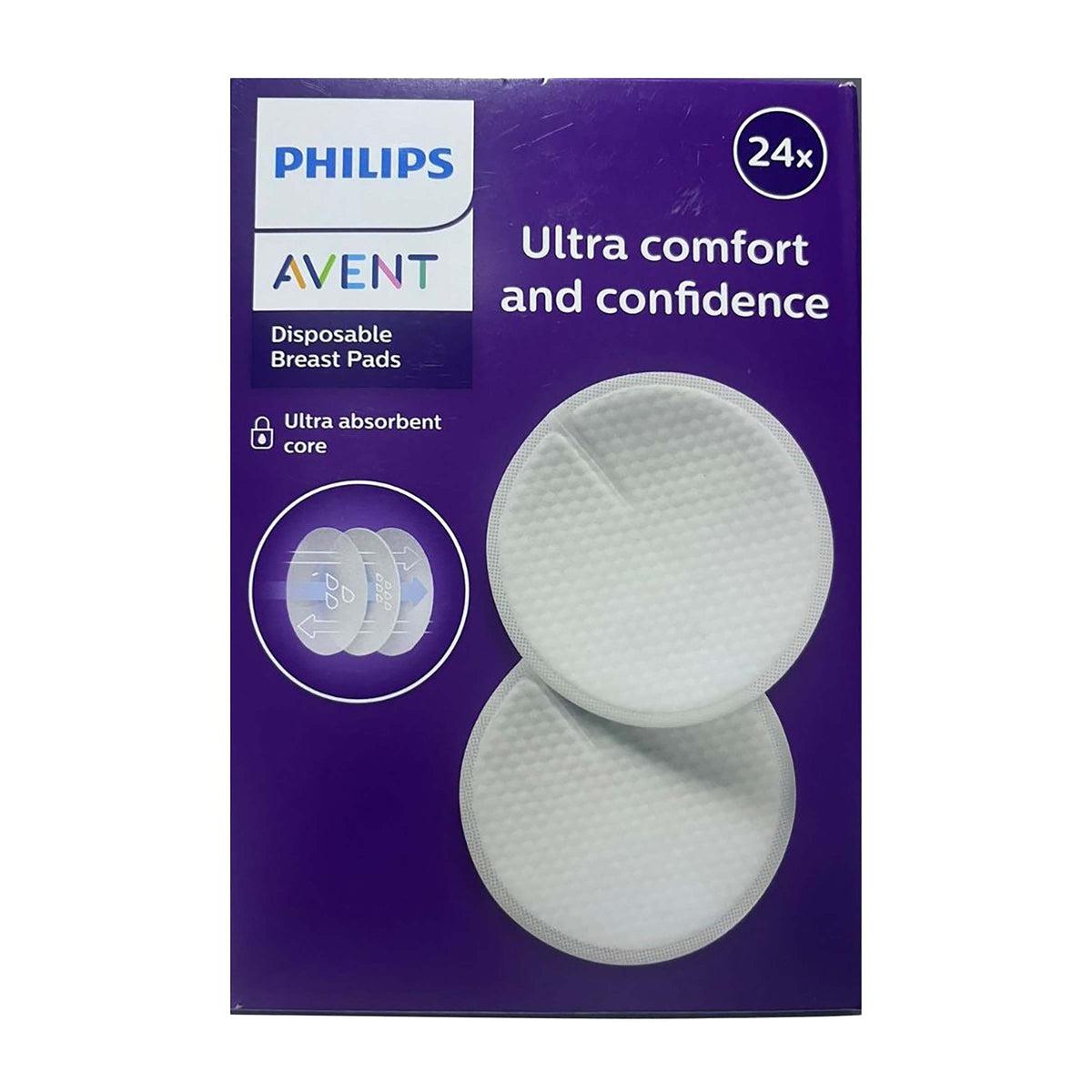 Prot Desechable Lactancia Avent 24Und