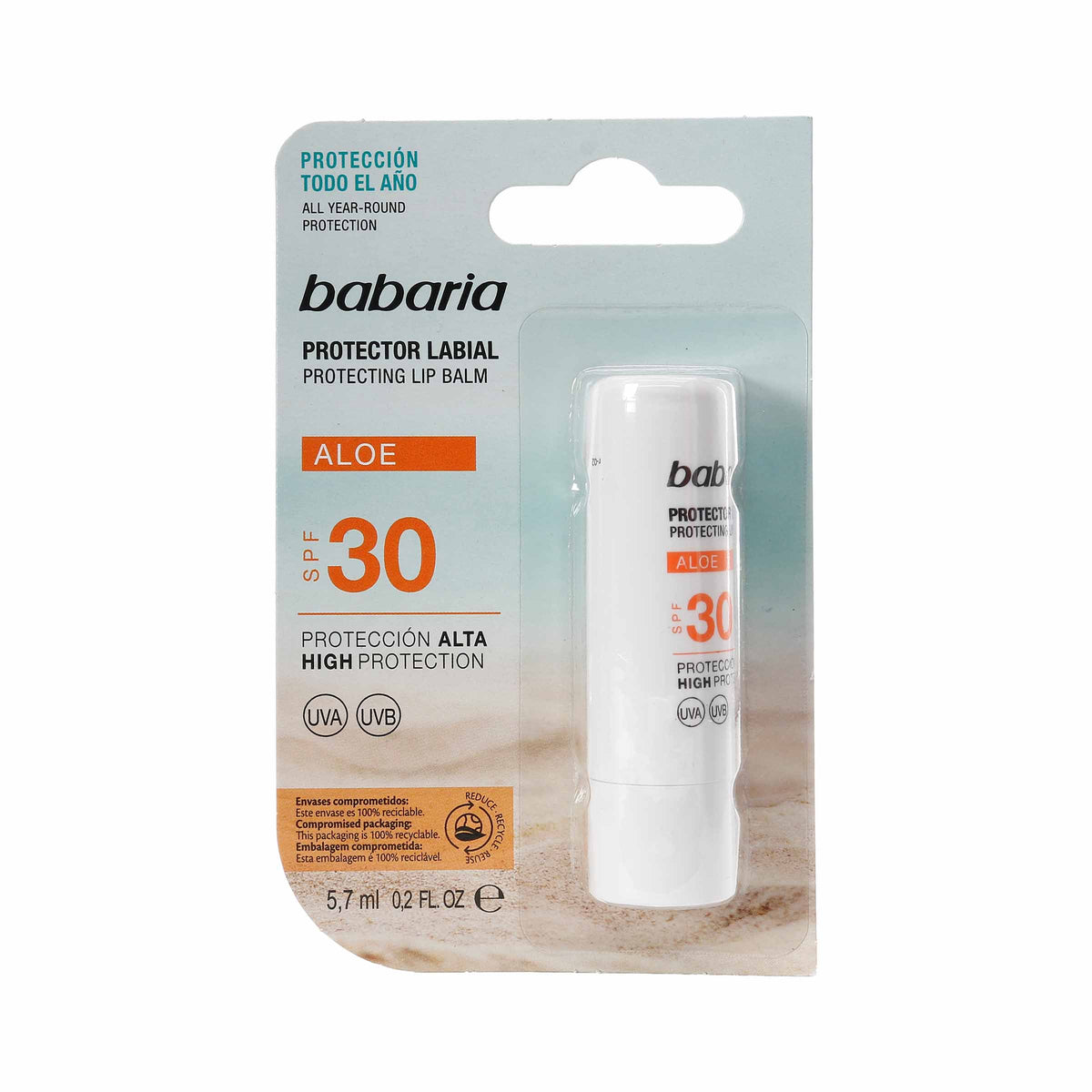 Prot. Labial Babaria Aloe Spf30 5.7 ML