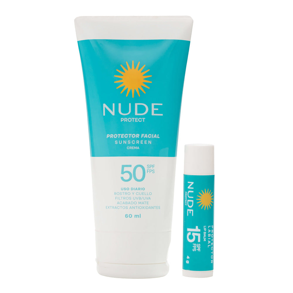 Protec.nude Fac.spf 50 60ML Gts P.labial