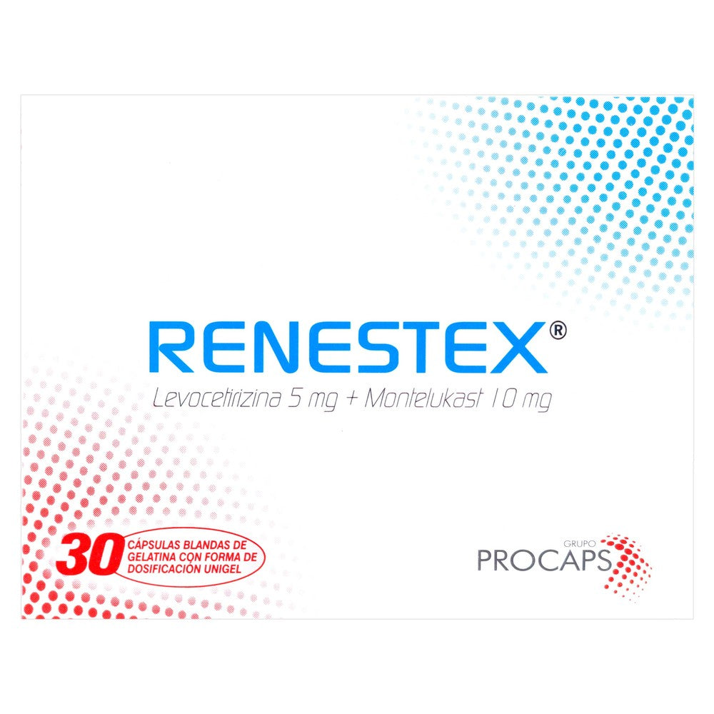 Renestex 5MG/10MG 30 Capsulas Blandas