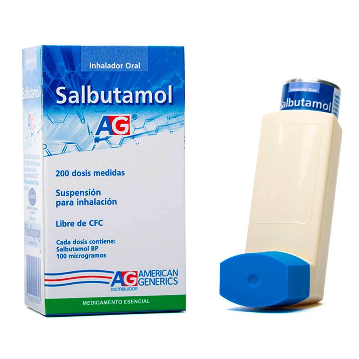 Salbutamol Inhalador 200 Dosis