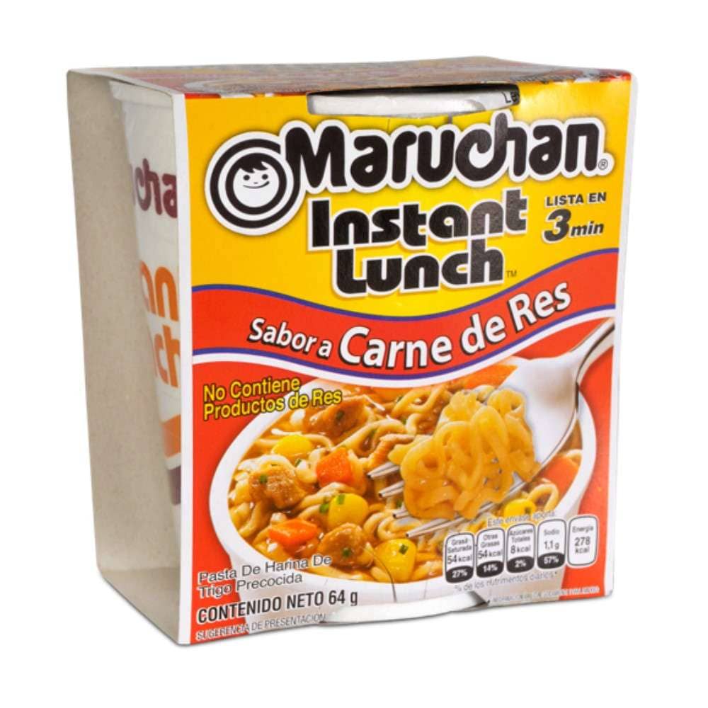 Sopa Maruchan Vaso Carne 64Gr