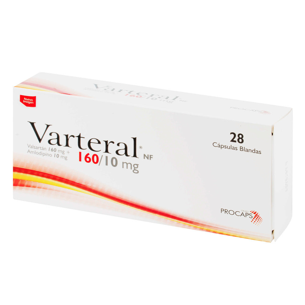 Varteral 160/10MG 28 Tabletas