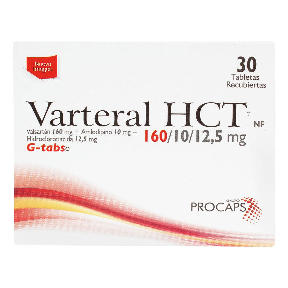 Varteral Hct 160/10/12.5 MG 30 Tb