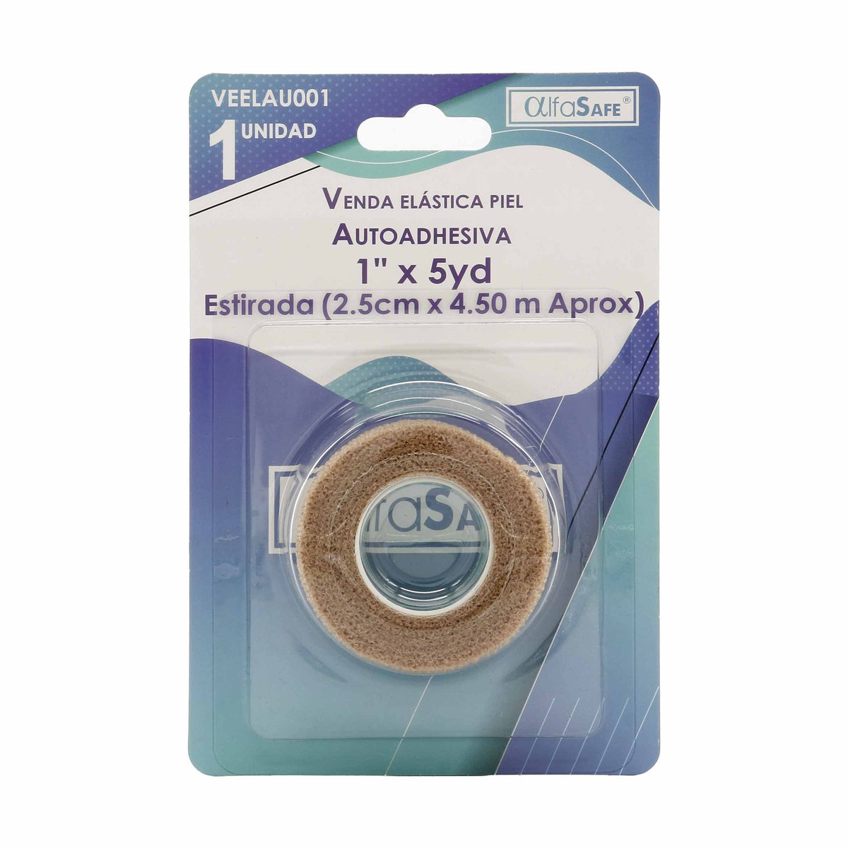 Venda Elastica Autoadhesiv.1X5 Piel Alfa