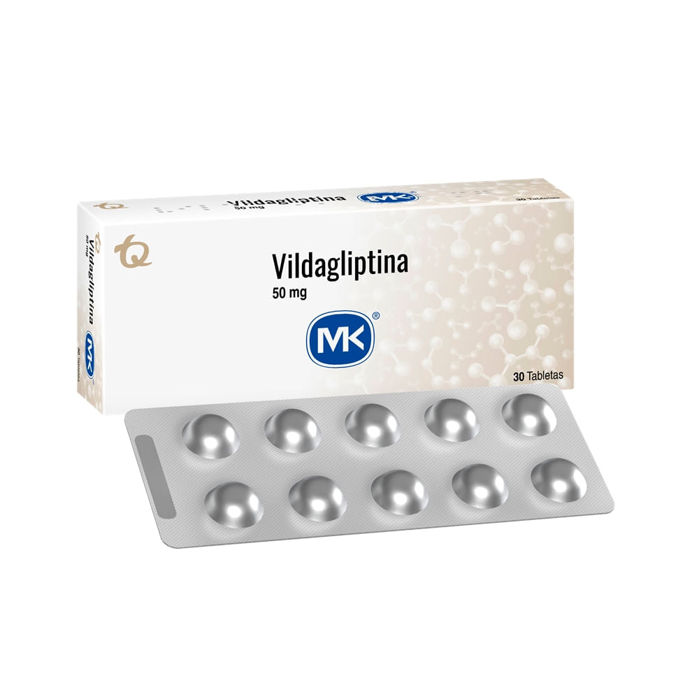 Vildagliptina 50 MG 30 Tabs Mk