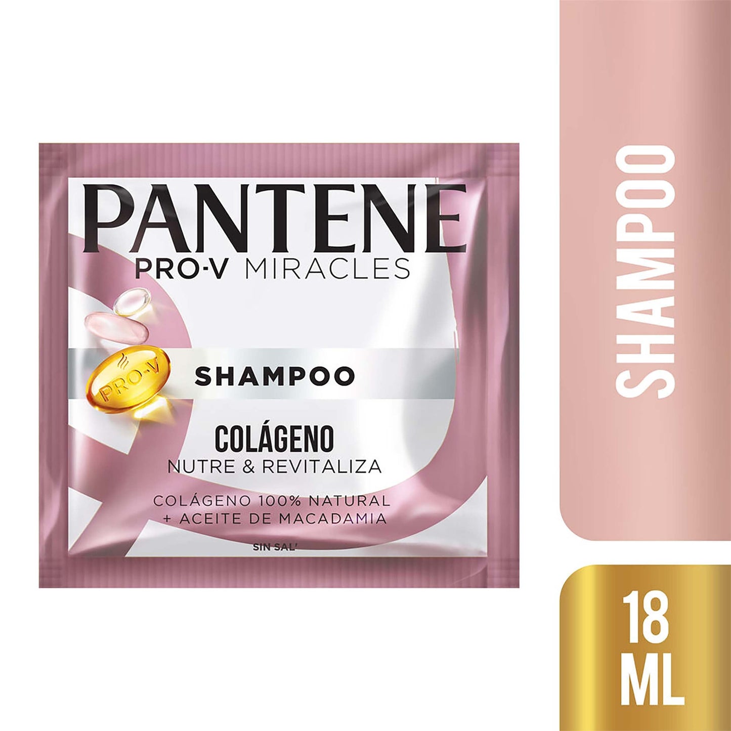 Shampoopantene Colageno Nutritiva 18 ml 12sbs